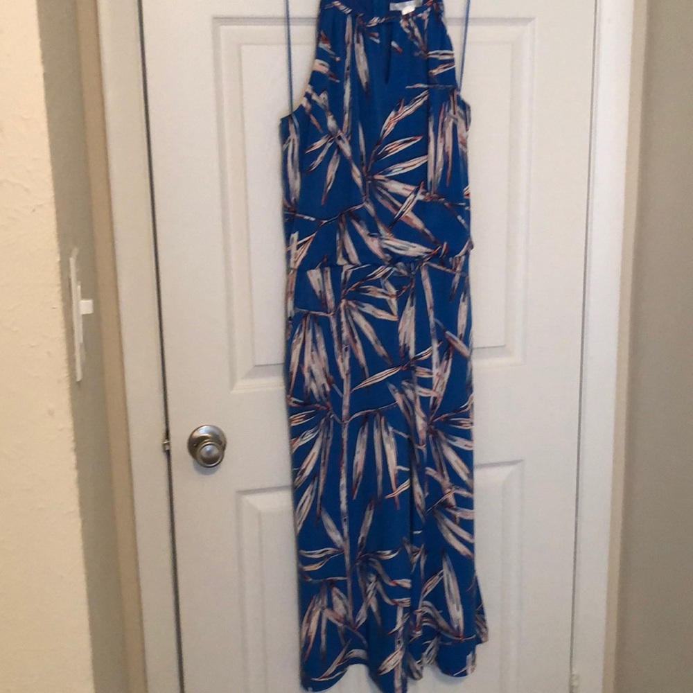 Blue Floral Romper